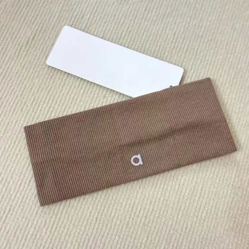 عصابة رأس محبوكة واسعة، وشاح رأس رياضي ممتص للعرق ومضاد للانزلاق، عصابة رأس لليوجا واللياقة البدنية للجنسين