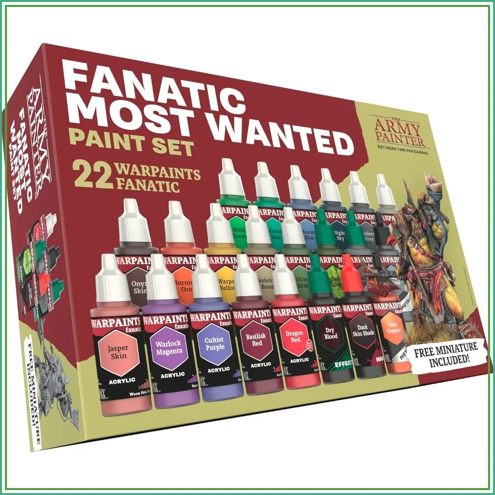 

22 Must-Have Acrylic Paints for Miniatures: Skin Tones, Metallics, Effects, Wash, Primer & Miniature