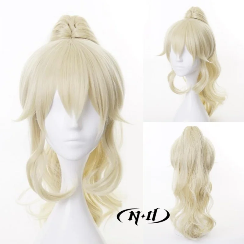 

ND Jean Cosplay Wigs Hairpiece Genshin Impact Cosplay Hair Wigs for Comic Con Coser Costume Theme Party Heat Resistant Synthetic