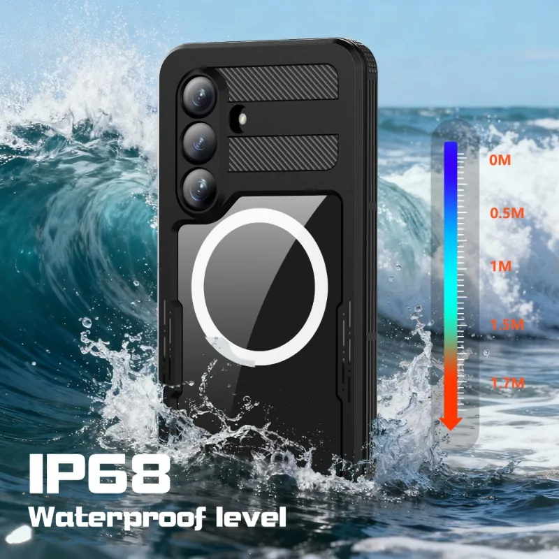 

Водонепроницаемый чехол для телефона, сумка для дайвинга, плавания, сухая сумка для подводной сумки, чехол для телефона, водные виды спорта, пляж, бассейн, катание на лыжах, 6 дюймов