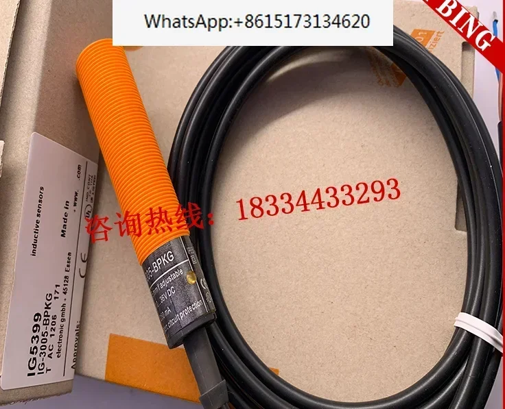 

2 pieces New Inductive Sensor IG5399 IG5401 IG5593 IG5813 IG5400 Proximity Switch