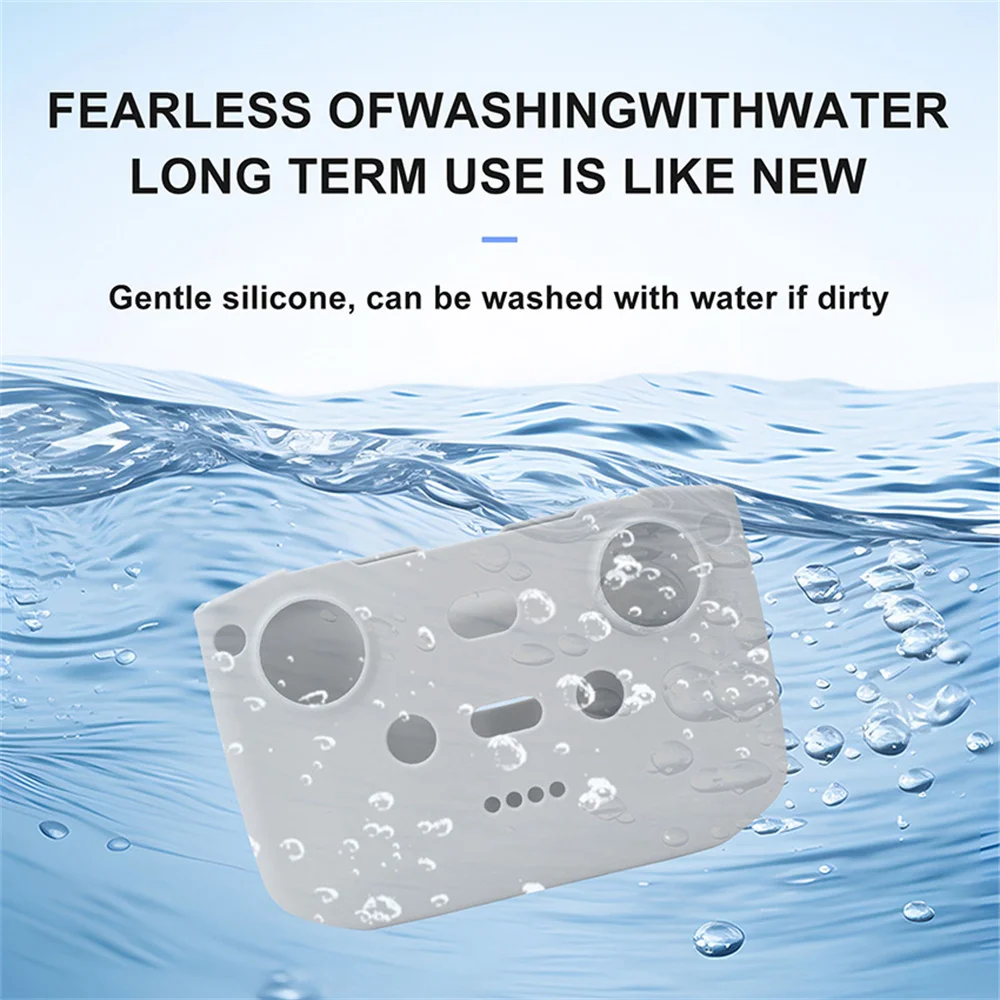 غطاء سيليكون لـ DJI Flip /Air 3S/Mini 4 Pro/4K غطاء حماية لجهاز التحكم عن بعد لـ DJI Neo RC N3/2 ملحقات الطائرة بدون طيار