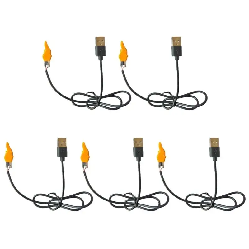USB Powered 5V Flame Effect LED Light Bulb Party Decorative Light Bulb For Romance Home Party And Holiday Decoration D2RD