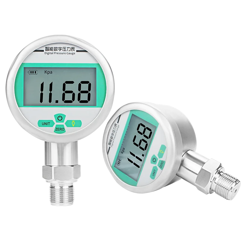 

Digital Pressure Gauge -0.1-60Mpa Pressure Gauge Digital 80mm 0.2% Radial 3V M20*1.5 Water Oil Air Pressure Gauge