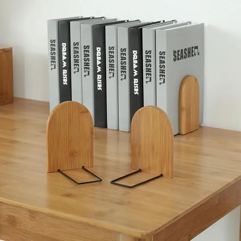 Organizador de escritorio, sujetalibros, soporte, estante, estantería para libros, suministros escolares y de oficina, 1 ud.
