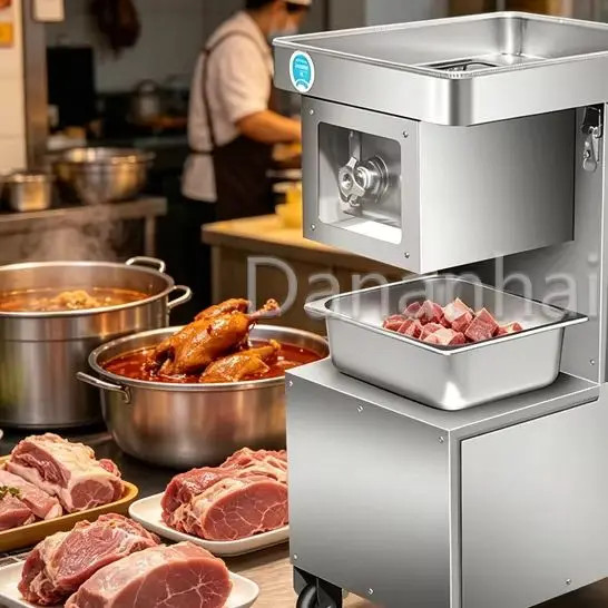 

Electric Meat Cutter Fully Automatic Commercial & Household Use Lamb Roll Frozen Meat Grinder for Efficient Kitchen Processing