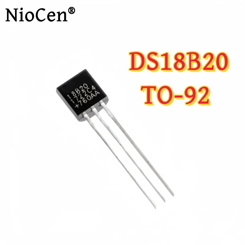

（5pcs）Directly inserting DS18B20 chip programmable digital thermometer/temperature sensor temperature acquisition TO-92