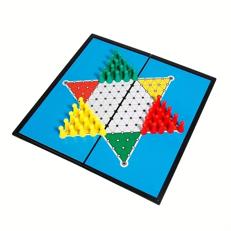 Складные магнитные китайские шашки, семейная забавная развивающая игрушка для раннего обучения, унисекс