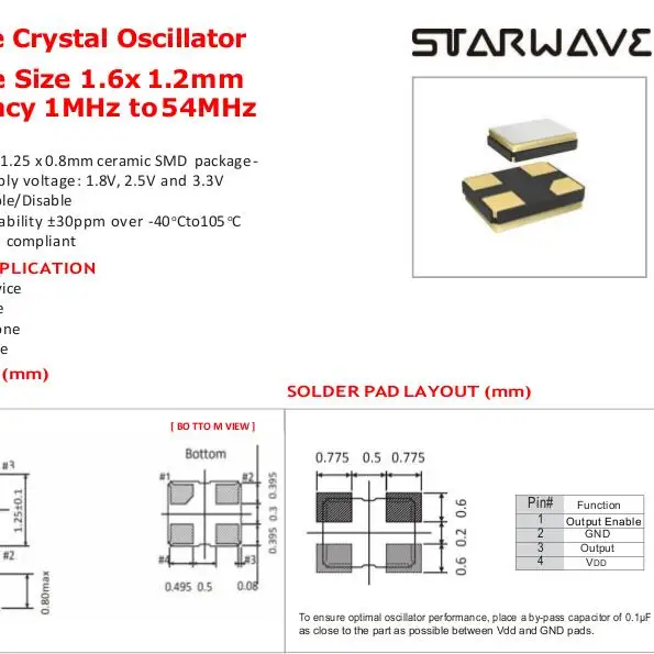 

5pcs/lot SWOPFEV33E 8.000MHZ 1612 8M 8MHZ 1.6X1.2mm chips Electronic new