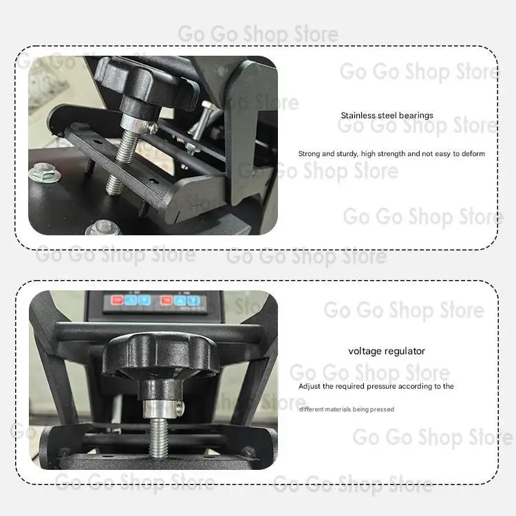 Heat transfer pressing machine Small heat transfer Logo collar printing Chest label transfer  Hot label