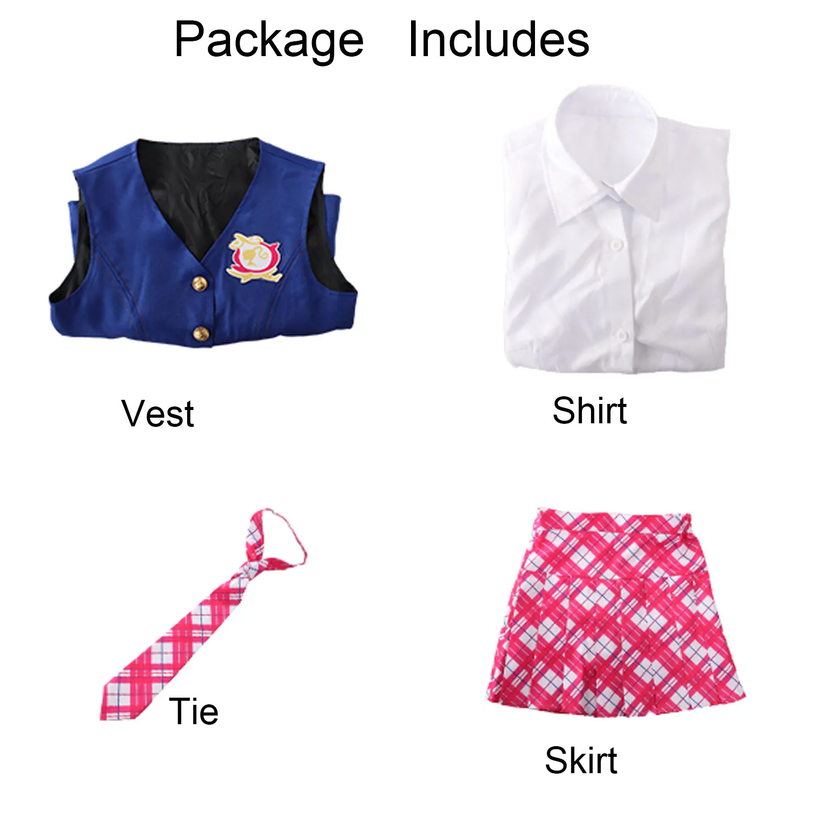 أنيمي صوفيا بنات سحر المدرسة زي JK موحدة تنورة تأثيري حلي مجموعة