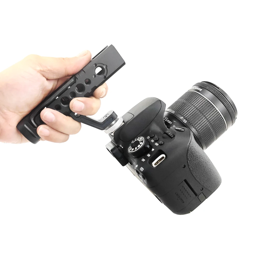 Universal DSLR Handel Camera Nato Rail  Rig Top Handle For Nikon Canon Sony Fuji Camera Cage XT2/3 A6700 fx30/FX3 A7M4 /M3 R3 R4