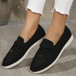 Damskie trampki New Brand Flat Designer Loafers Shoes for Women Spring Autumn Casual Plus Size Sneakers Women Zapatos De Mujer