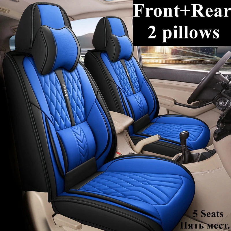 

5 Seat Front+Rear High Quality Full Set Leather Car Seat Covers for Subaru Forester Impreza Legacy XV Levorg Outback Tribeca Wrx