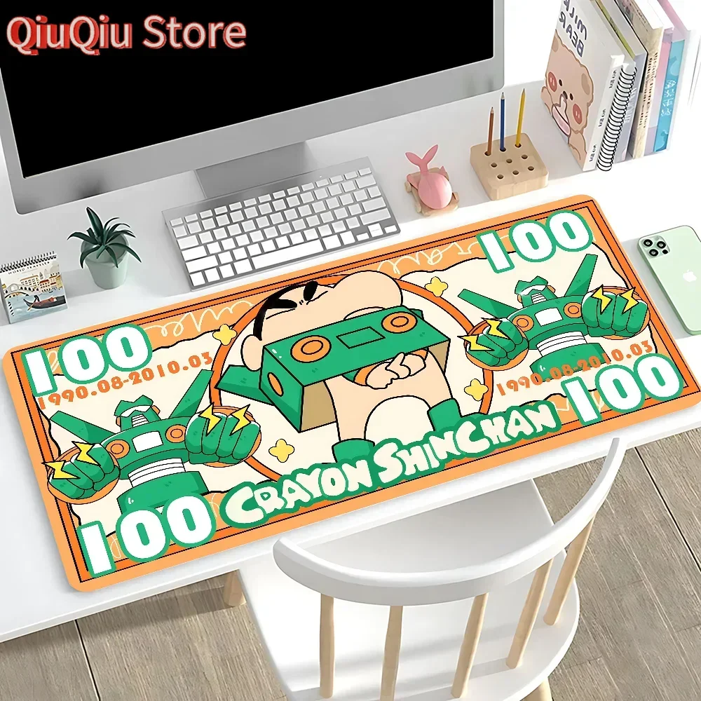 Alfombrilla de ratón C-Crayons-Shin-chans, alfombrilla grande para teclado de juegos de ordenador, alfombrilla para ratón, accesorios para jugadores de ordenador portátil, alfombrilla de escritorio, alfombra HD