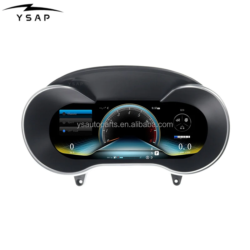 

Car Instrument Panel for W205 W253 2015 2016 2017 2018 C/GLC LCD Cluster Instrument Meter Dashboard