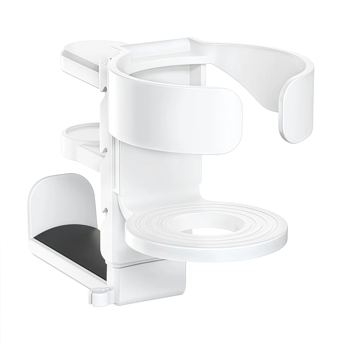 13x10x9cm Under Desk Clamp Adjustable Cup Holder For Desk Sturdy Construction Versatile Compatibility Easy Installation