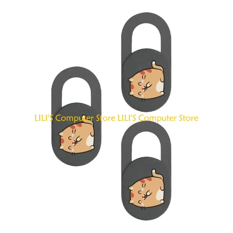 A52B 3PCS Cover Cover Slide Cartoon Catten Cover Commanc