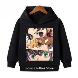 Anime Demon Slayer Kimetsu no Yaiba 3D Printed Hoodies Fashion KidsHoodie Harajuku Sweatshirts Boys Girls Tracksuits Clothes