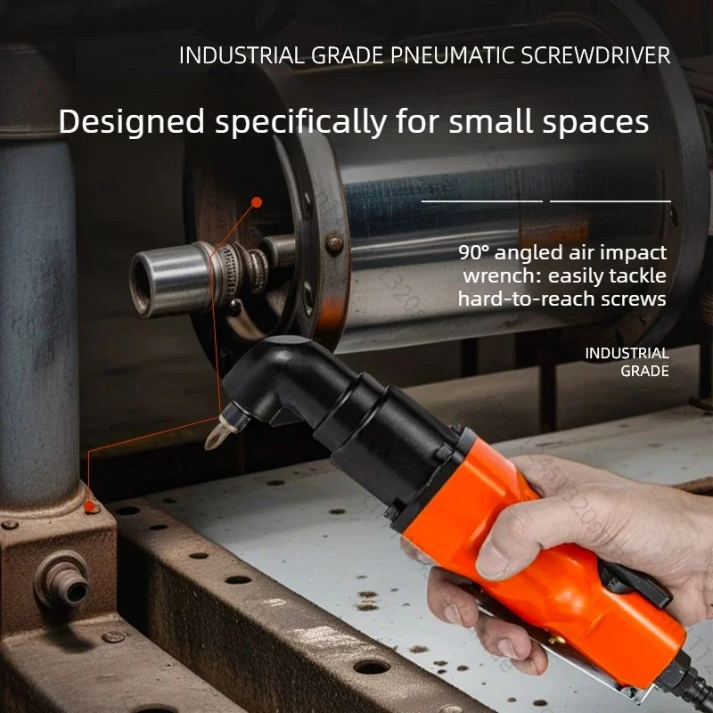 Pneumatic Elbow Wind Batch Industrial Grade 90 Degree Right Angle Elbow Screwdriver Woodworking Pneumatic Screwdriver Tool