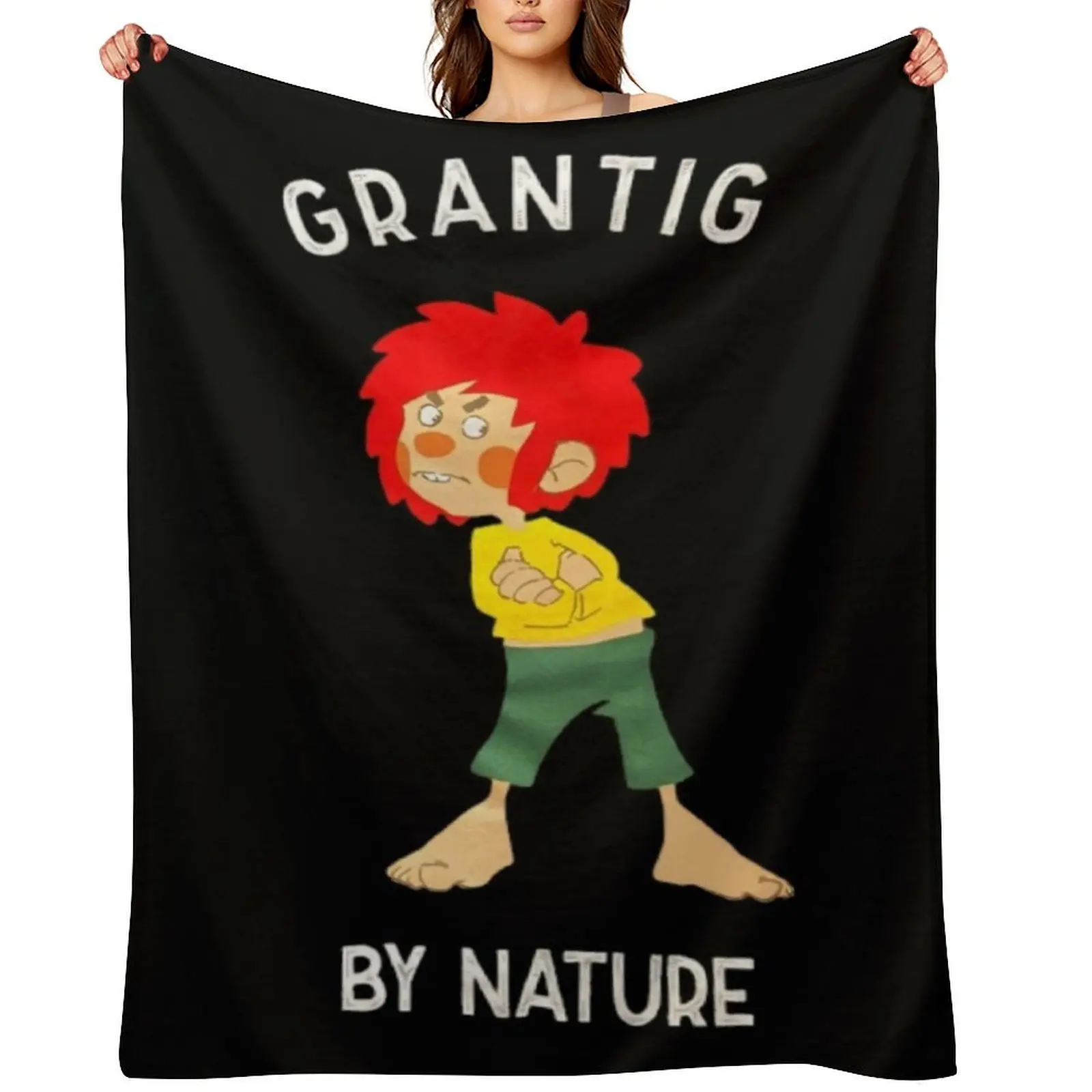 

Pumuckl Grantig by nature Throw Blanket christmas decoration Bed wednesday blankets ands Blankets