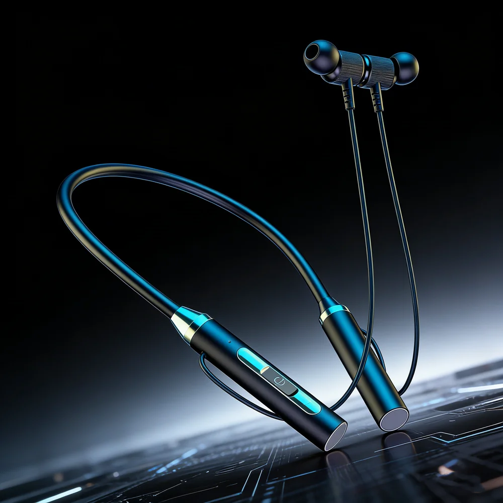New Wireless Headphones Bluetooth Neckband Magnetic Earphones Sport Running Earbuds Waterproof Bluetooth Headset With Mic