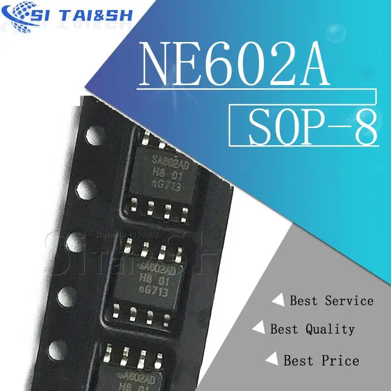 10pcs/lot NE602A SA602A NE602 SA602 SOP-8