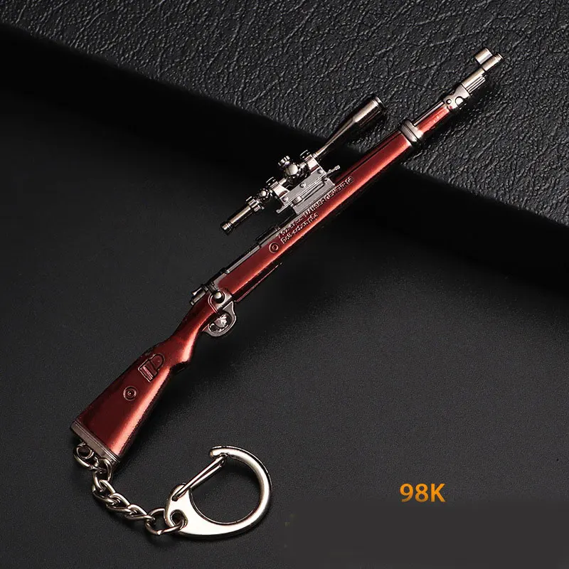 Keychain M24 AWM M4A1 AKM Keyring Pubg Jewelry Accessories