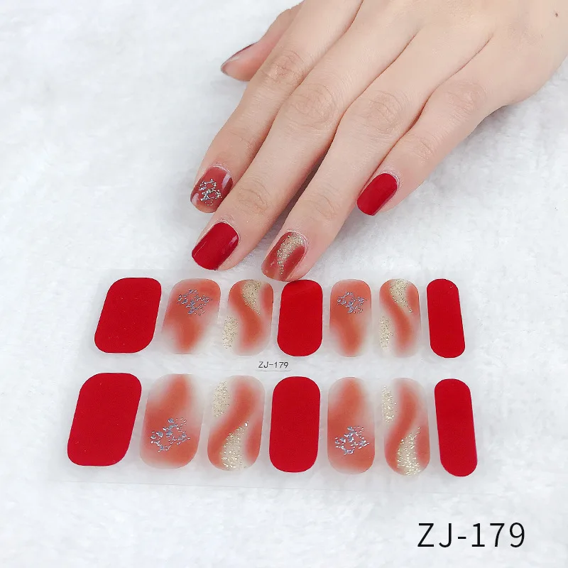 

MEBIS наклейки для ногтей ZJ Nobake гель для дизайна ногтей водостойкая долговечная наклейка для ногтей наклейка патч размазывающая бабочка цветок G