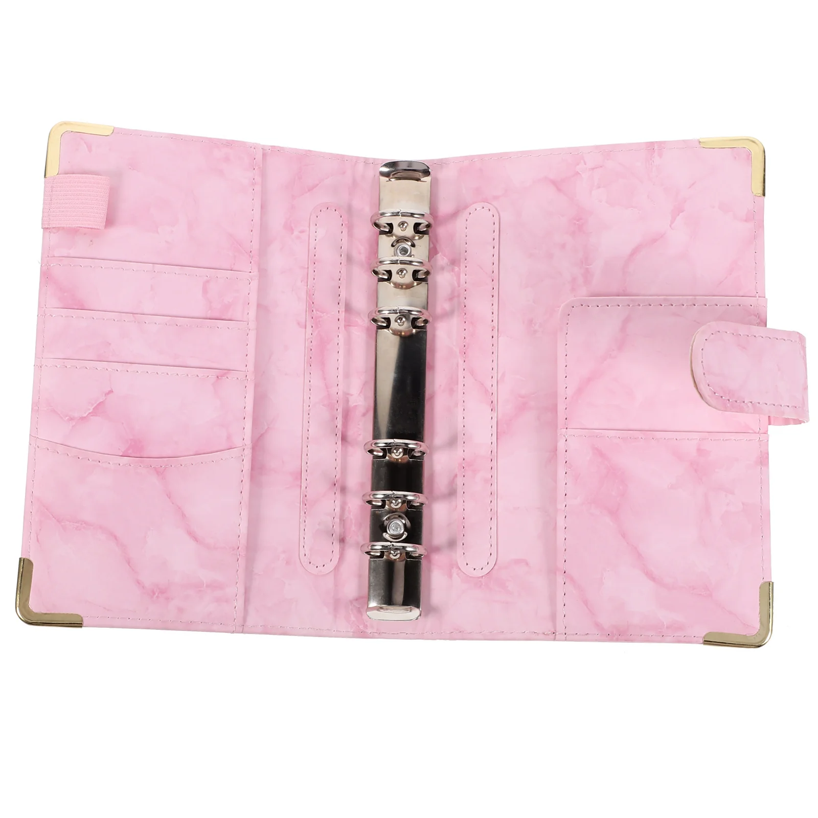 

A6 Binder Cover Imitation Loose Leaf Notebook Shell Waterproof Decorative Planning Notepad For Journal Scrapbook Memory