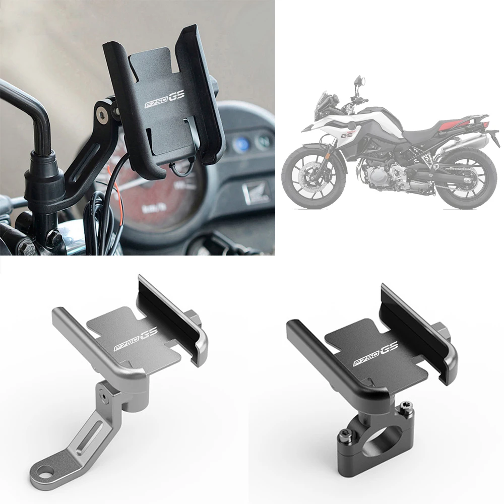 

Алюминиевые аксессуары для мотоциклов с ЧПУ для BMW F750GS F750 GS 2018 -2023, держатель для руля и зеркала, подставка для GPS