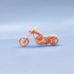 1/64 1/43 Figurines Scale Model Resin Motorcycle Big Dog K9 xChopperx Uncolored Miniatures Diorama Hand-paintedr V813