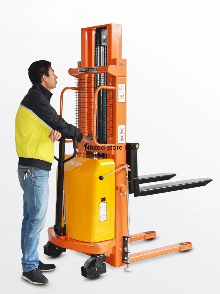 Automatic stacking forklift hydraulic lifting truck