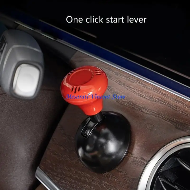A70F Convenient Car Push Starter Button Decorative Knob Enhancement with Fragrant Decoration Joystick Balling for Any Vehicle