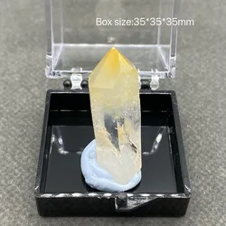 100% Natural Colombian Mango Crystal Cluster Rough As For Crystal Quartz Stone +box size:35*35*35mm