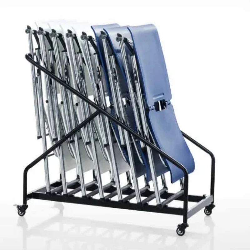 Flexible folding office chairs and desks for conference room training carts