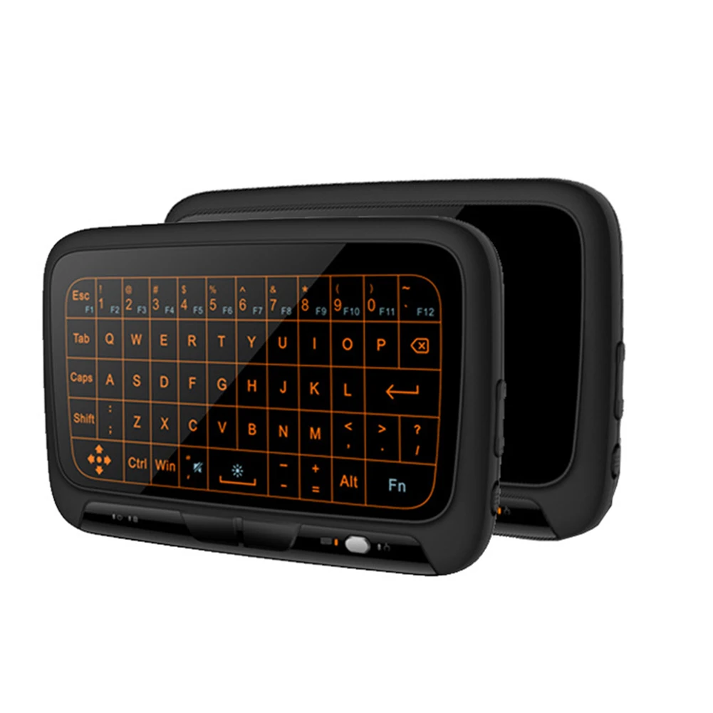 

Клавиатура Air Mouse 2,4 ГГц с подсветкой, полноэкранная сенсорная QWERTY-клавиатура, сенсорная панель Plug and Play, умная QWERTY-клавиатура для IPTV