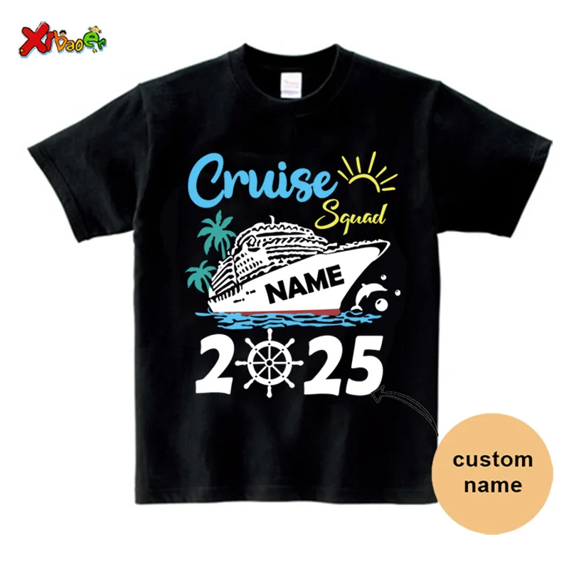 Camisas de viagem para família 2025Family Cruise 2025 Camisa Família Combinando Roupas Festa Criança Bebê Família Look Camisas de férias para família