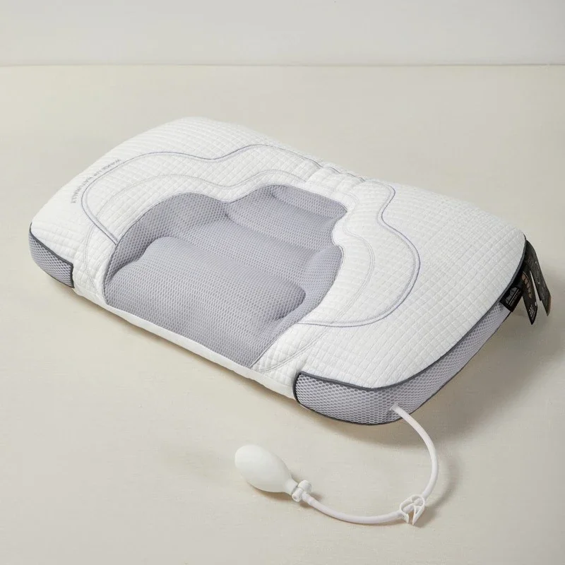 New Adjustable Height Airbag Sleep Pillow, Breathable Neck Support Air‑Filled Pillow Core for Adult Neck Care & Comfort Sleeping