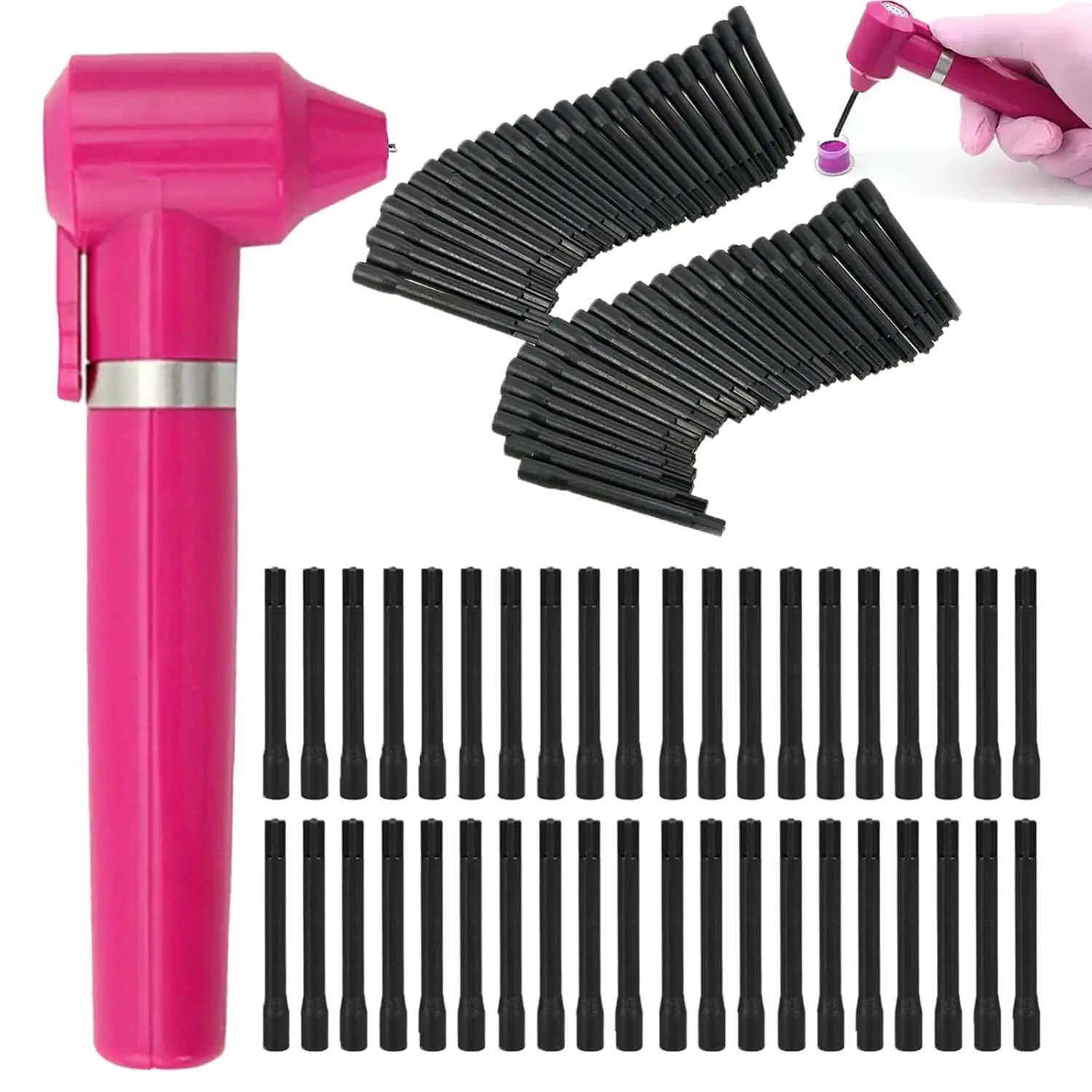 الوشم الحبر خلاط الصباغ النمام مع 5 العصي خلط العصي للكهرباء تاتو الصباغ قضيب تلوين ملحق خلاط الحبر