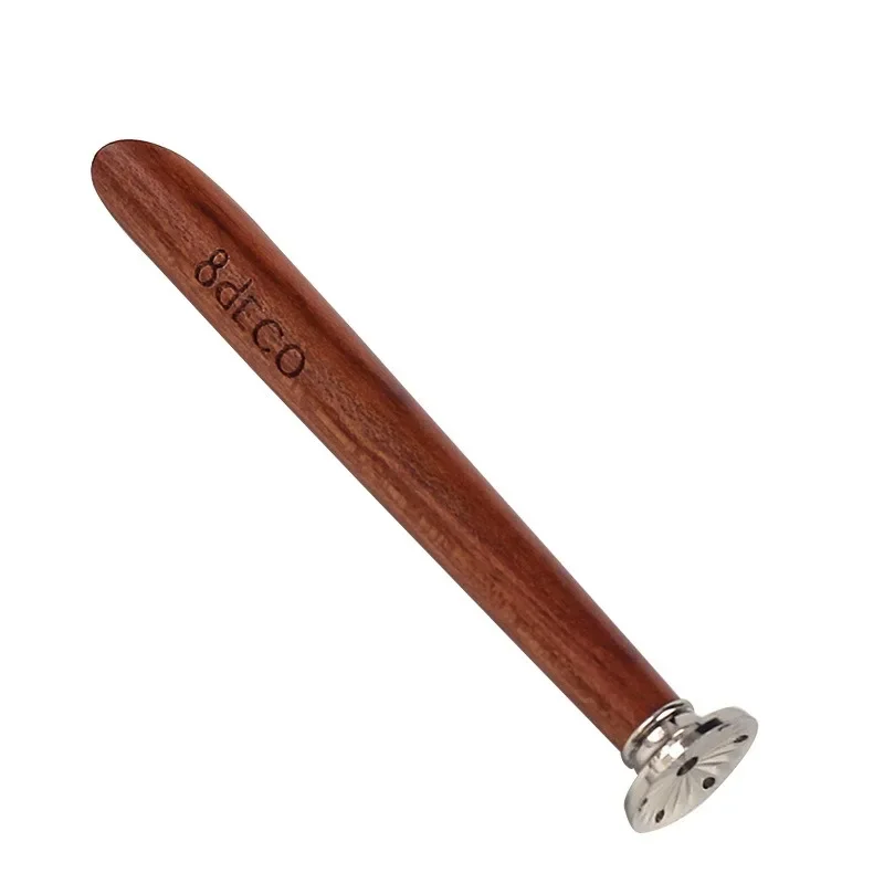 Escariadores de limpieza de Pipa de acero inoxidable de madera roja para fumar tabaco, herramienta de manipulación, accesorios de pipas de tabaco, herramienta de limpieza