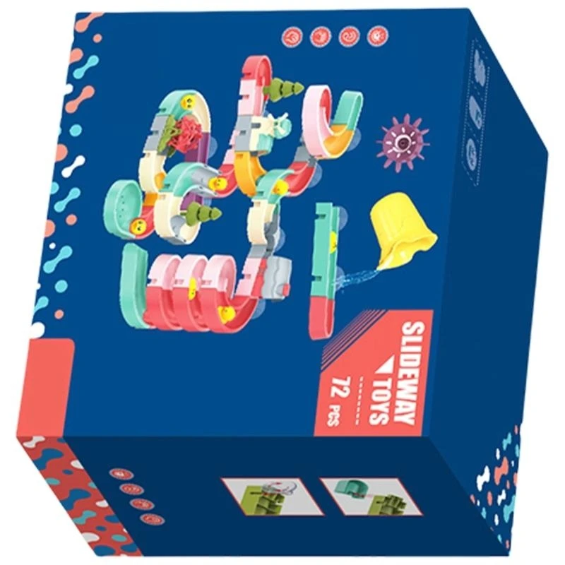 Q0KB Kreatywna kąpiel Play Miękki zestaw z slajdem wodnym do kąpieli zabawka basenowa zabawka