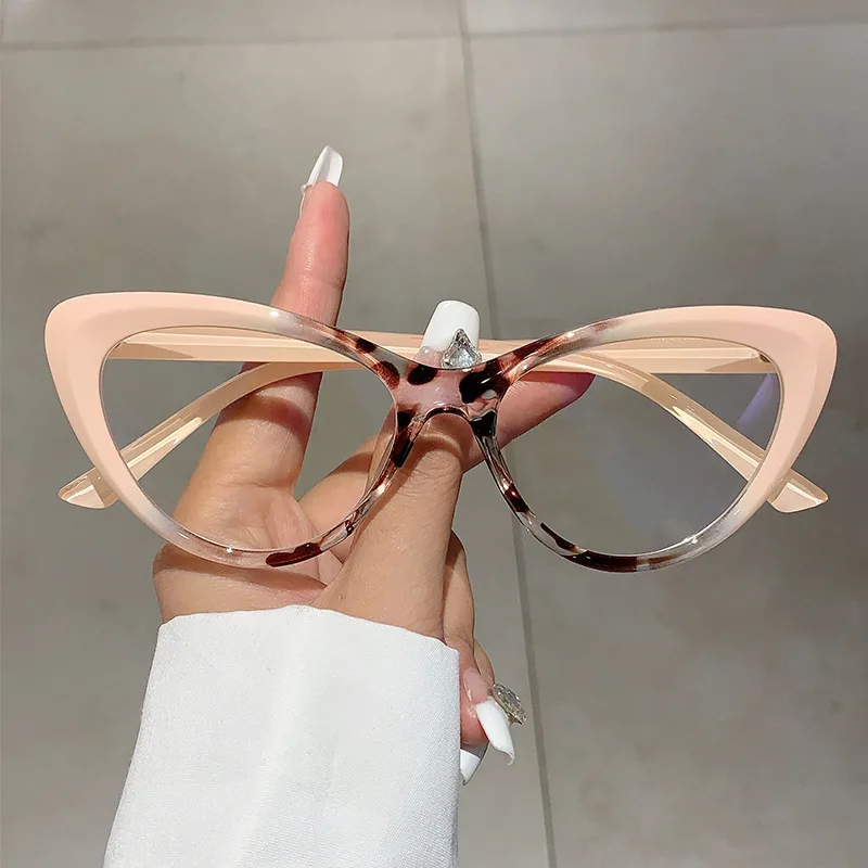 

Vintage Anti Blue Light Optical Cat Eye Glasses Women Luxury Brand Designer Sexy Ladies Eyewear Myopia Prescription Frame