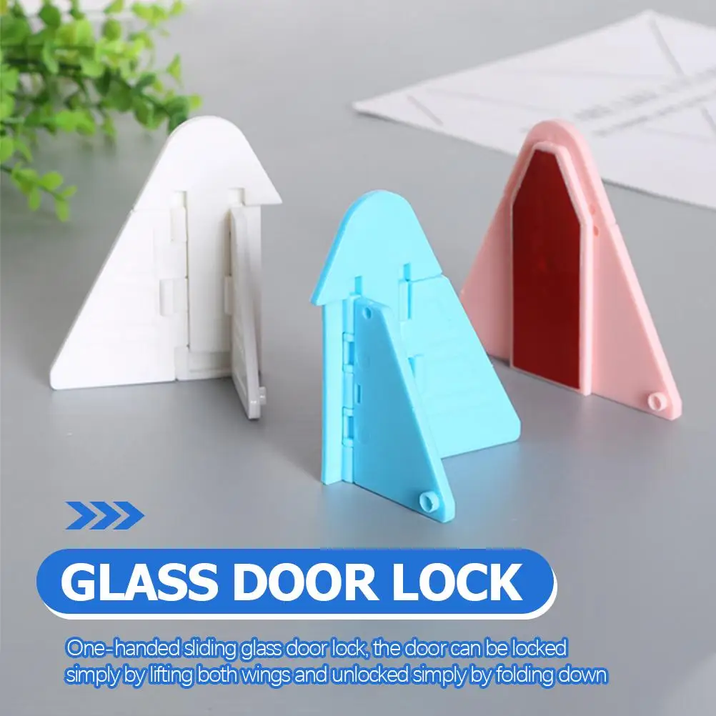 6 Pcs Sliding Door Safety Locks for Children Protection Abs Glass Cupboard Latch Baby Proof Childproof Window Security Locks