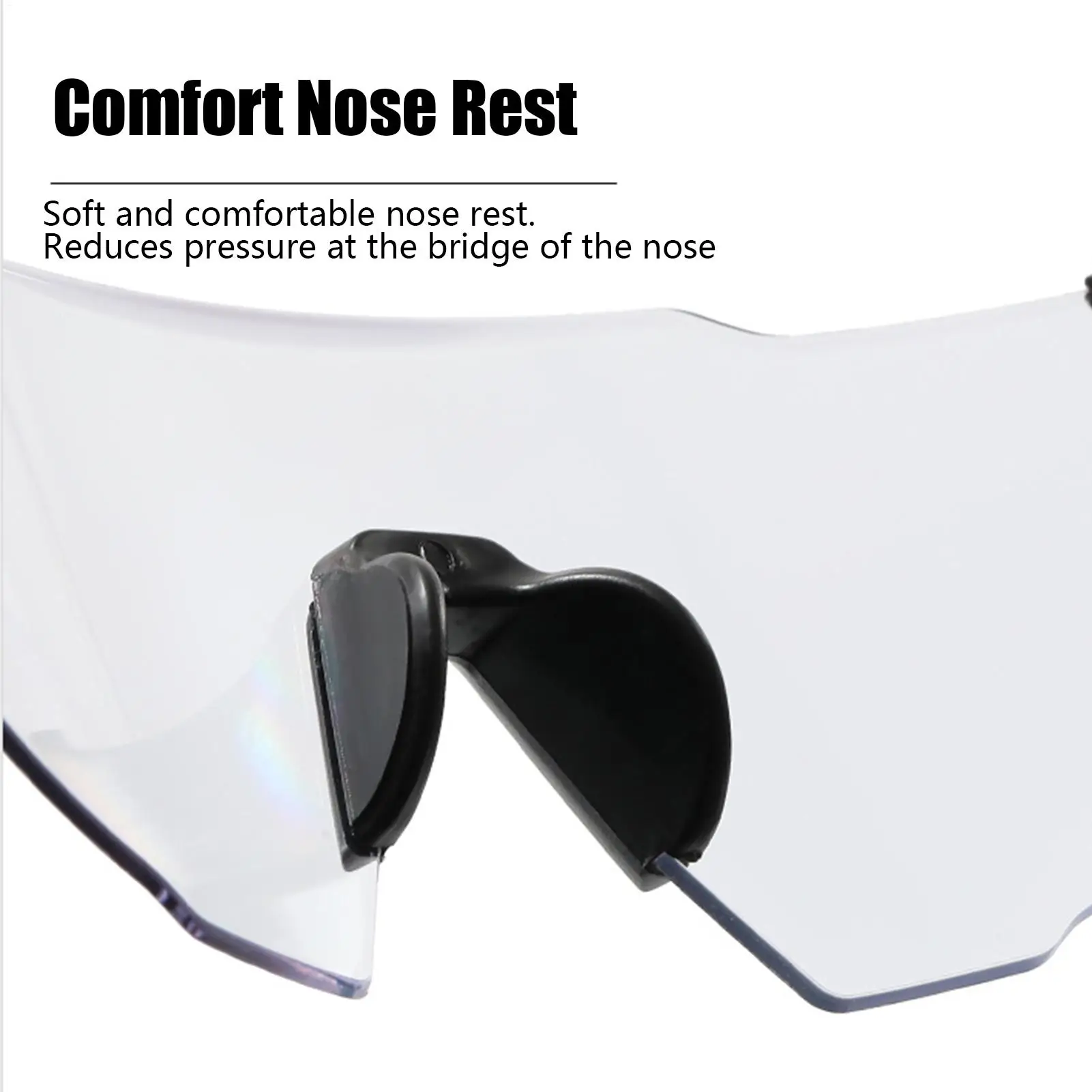 نظارات ركوب الدراجات نظارات شمسية رياضية مستقطبة فوتوكروميك حماية من الأشعة فوق البنفسجية 400 نظارات رياضية آمنة ضد الرياح للقيادة