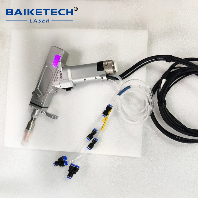 QILIN DWT22/DWT20 Single Axis Wobble Handheld Laser Welding Gun, QBH Interface, Water Cooling, Support Welding & Cleaning