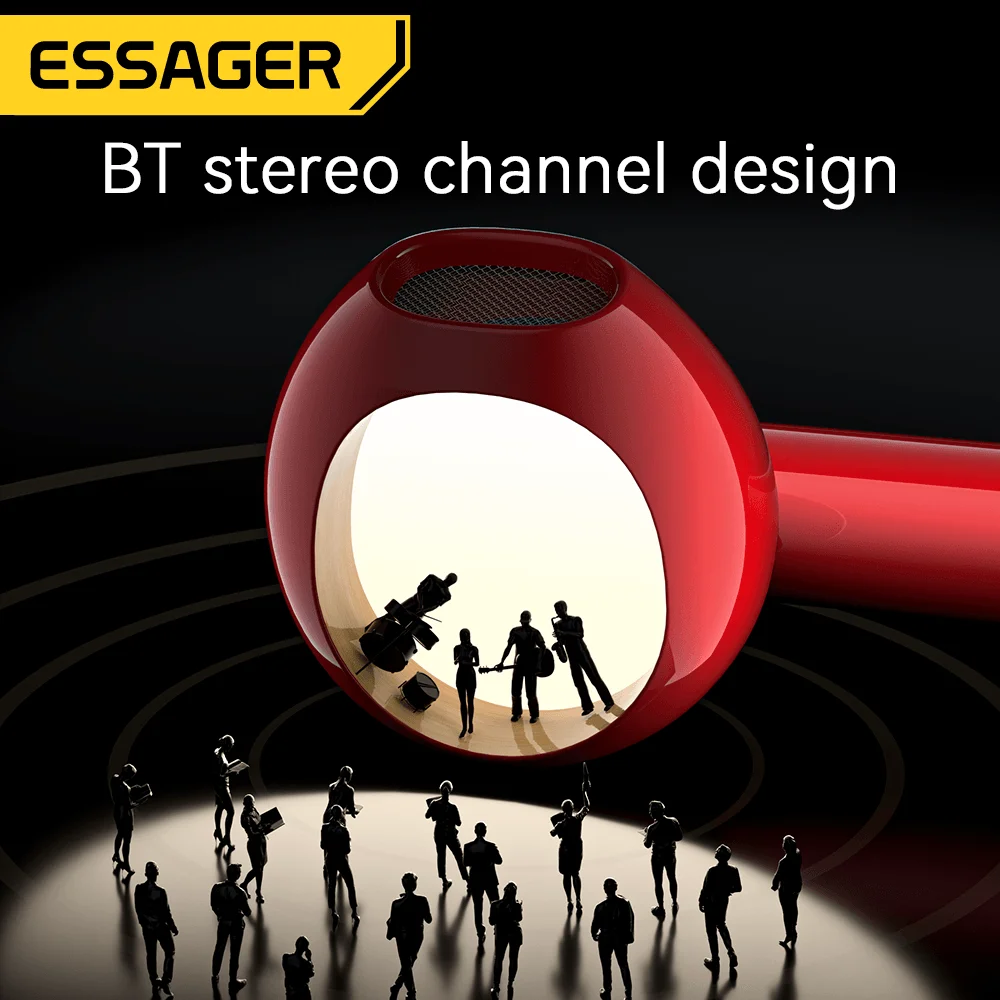 Serie di rossetti Blue Tooth 5.3 cuffie ENC Noise Cancel HIFI Sound sport cuffie da gioco musicali impermeabili auricolare Bluetooth