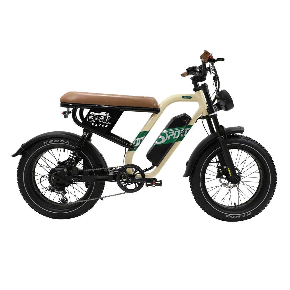 ONESPORT W66 electric bike, powerful 500W motor, 48V 13.5AH battery, electric mountain bike, 20*4.0 inch tires, electric motorcycle