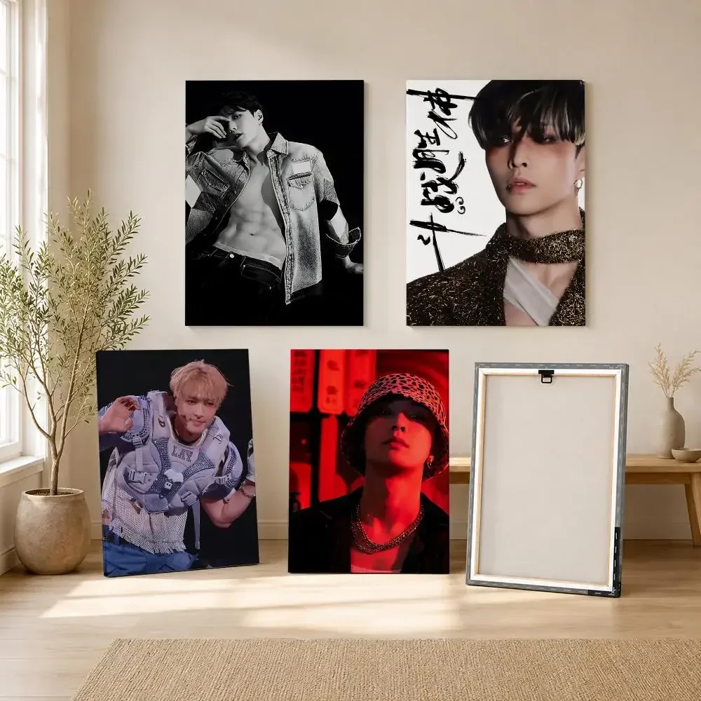 Best Seller Idol L-LAY Painting Calligraphy Canvas Wall Art Living Room Bedroom Hallway ClearPrint Non-Fading&Gift