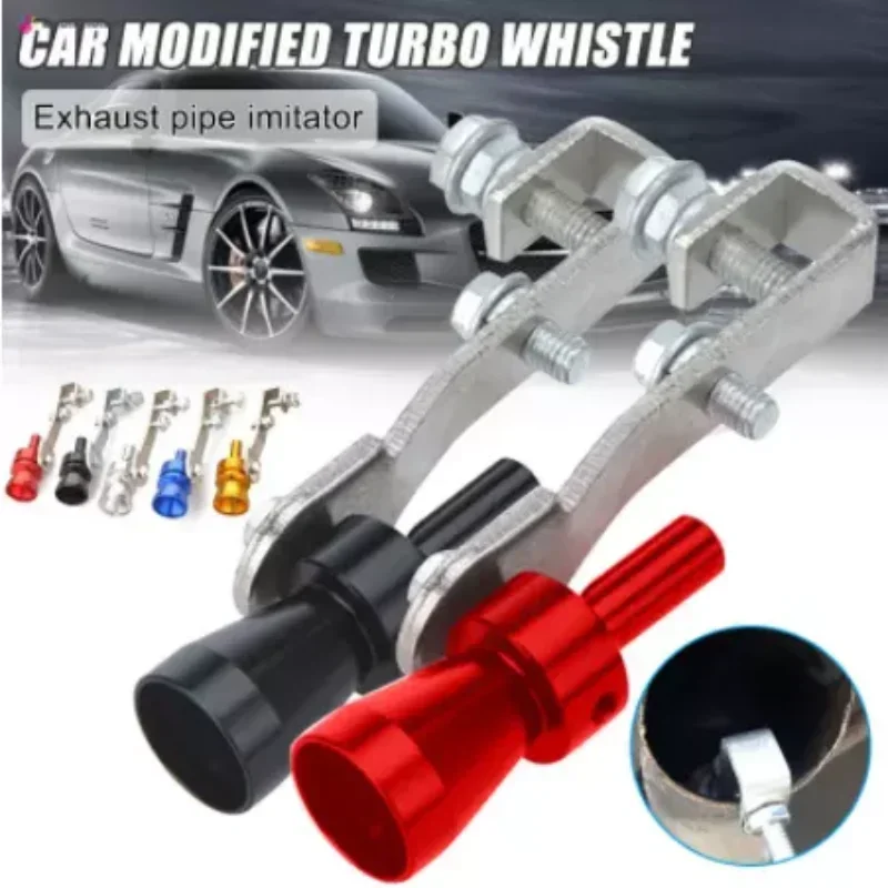 Silbato de escape Turbo universal de 5 colores Simulador de sonido de escape modificado Piezas del generador de sonido del tubo de escape de la motocicleta(S)
